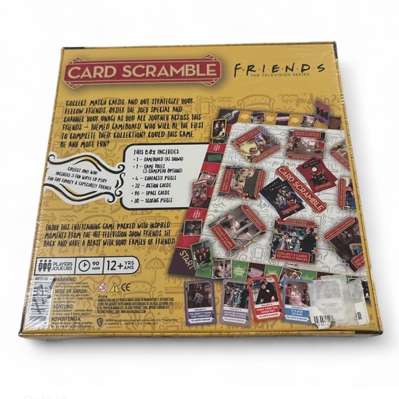 FRIENDS Television Series Card Scramble Board Game Brand New Collectable - Picture 2 of 2
